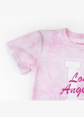 Рожева демісезонна футболка дитяча los angeles dexter's