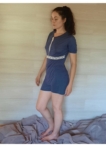 Синя 7243 піжама жіноча Vilfram