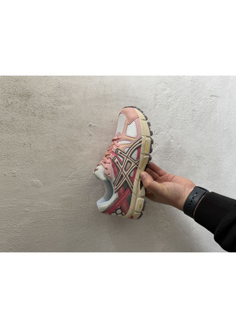 Розовые демисезонные кроссовки мужские asics gel-kahana 8 white pink marathon running асикс гель кахано No Brand