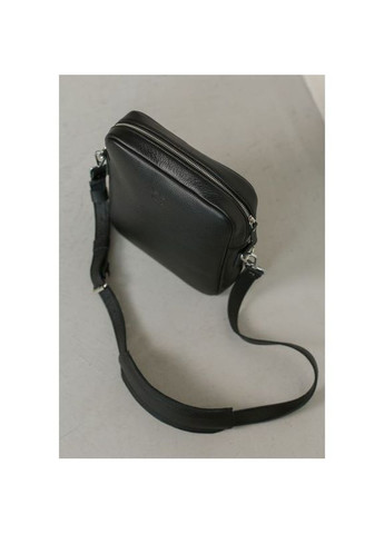 Сумка чоловіча шкіряна через плече Challenger S флотар Чорний The Wings (302008383)