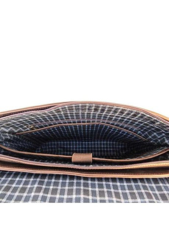 Сумка портфель через плечо для мужчин из натуральной кожи для документов А4 с отделением для ноутбука Коричневый 40528 TARWA (361432912)