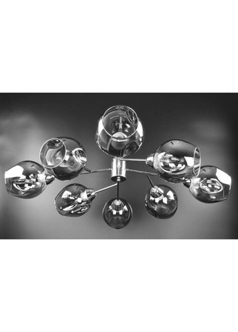 Люстра стельова на 8 лампочок 26546 Хром 40х70х90 см. Sunnysky (324395761)