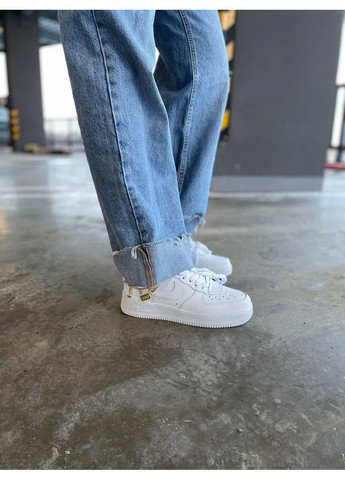 Белые демисезонные кроссовки мужские nike air force 1 lucky charms найк аир форс 1 премиум No Brand