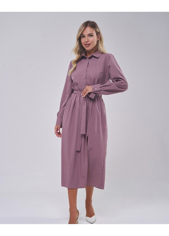 Коричневое повседневный платья sa-555 коричневый ISSA PLUS