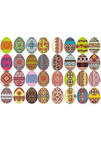 Обои-раскраски Пасхальное дерево с наклейками 60*100 см C-100018 Kolorit (324103929)