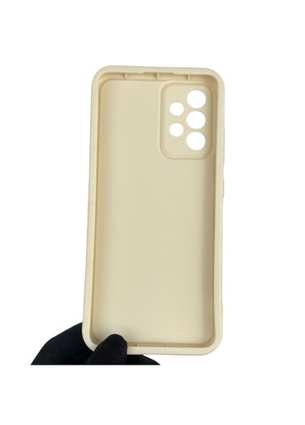 Чохол силіконовий Soft Touch з 3D принтом для Galaxy A32 4G (SM-A325F) молочний (Повний захист камери) Samsung (371652870)