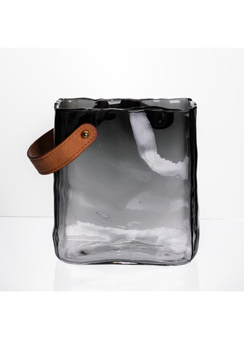 Стеклянная ваза сумочка с ручкой 16×8×18.5 (см) декоративная HP-19-156-2 Yiwu (368707187)