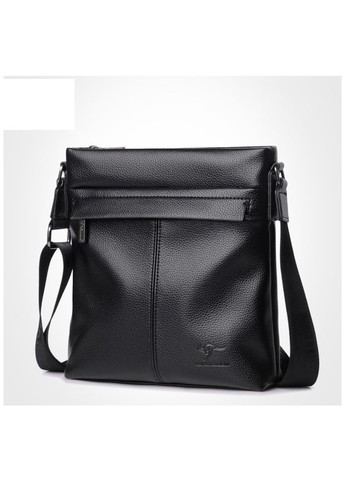 Чоловіча чорна шкіряна сумка-барсетка з гаманцем і візитнецею у комплекті Kangaroo (269254867)