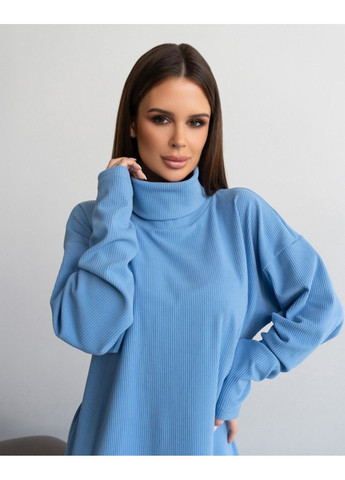 Голубое повседневный платье 14433 m голубой ISSA PLUS