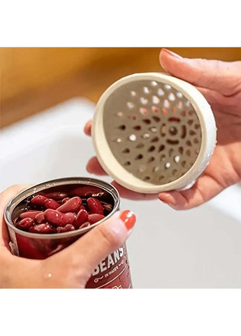 Друшляк силіконовий портативний фільтр для консервних банок Kitchen Master (332980716)