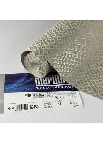 Шпалери вінілові на флізеліновій основі 57459 (0.53), рулон 10 м MARBURG (371775567)