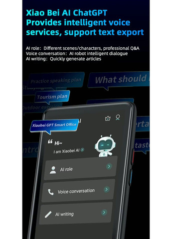 Голосовой переводчик Z12 на 139 языков с WiFi, аудиопереводом и переводом изображений Black TWS (317251272)