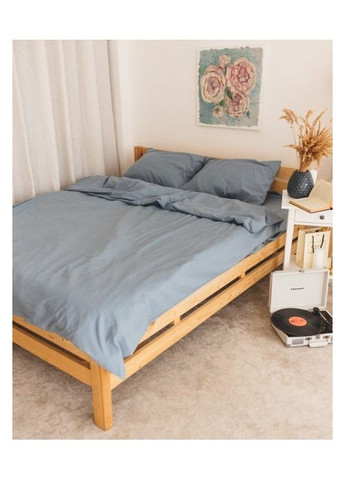 Постельное белье с резинкой вареный хлопок Полуторный размер, наволочки 50/70 No Brand (364213296)