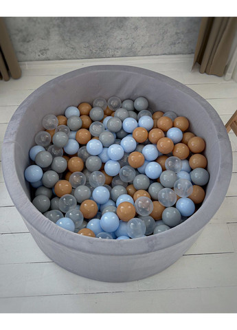Сухой бассейн с 200 шариками Плюш Вельвет JoyfulKids (367191343)