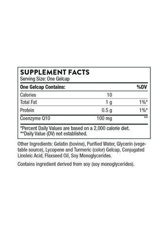 Коензим Q-10 (убіхінол) (Q-Best 100) 60 капсул Thorne Research (361119093)