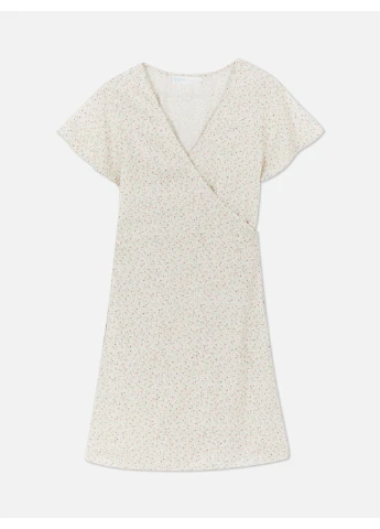 Молочное платье лето,молочный в узоры, Primark