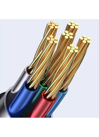 Дата кабель US-SJ591 Type-C to Type-C PD 100W Transparent Digital Display Cable (2m) USAMS (294723777)