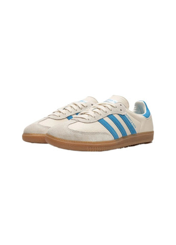 Кросівки Samba OG Sporty & Rich Cream Blue adidas бежеві всесезони (318519354)