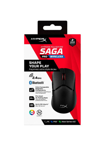 Мышь Pulsefire Saga Black (A2PB2AA) HyperX (325816390)