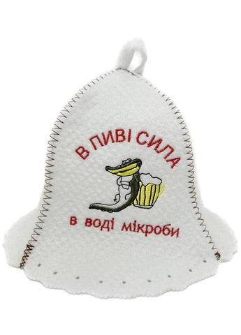 Шапка для бани и сауны из полиэстера в пиве сила в воде микробы No Brand (371276208)