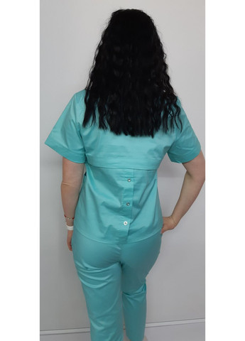 Костюм жіночий медичний Голд стрейч-котон укорочені брюки 52, No Brand (361360415)