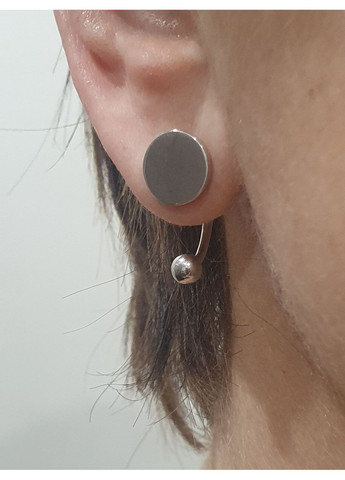 Срібні сережки. GS02S022 Golden Silver (370160404)