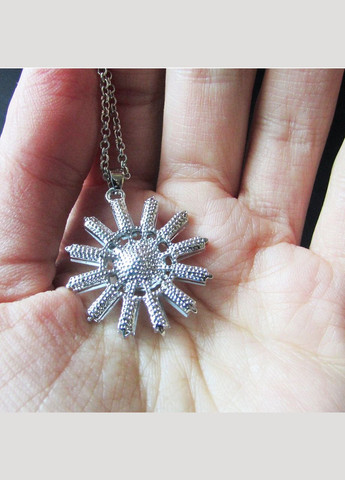 Ювелирный голубой кулон на цепи в кристаллах, 2067 Fashion Jewelry (336950592)