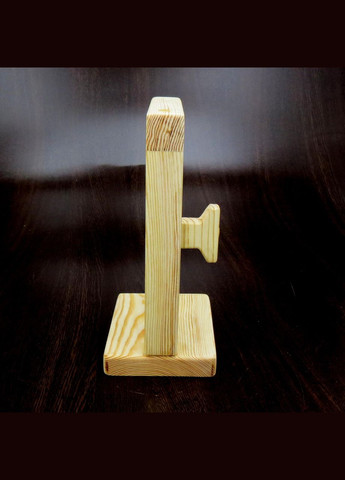 Стойка для наушников из дерева Миллер ваниль (НУП-001702) No Brand (328414925)