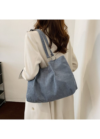 Женская вельветовая сумка шопер на плече повседневная городская и для путешествий RoyalBag P4-1555 (356181496)