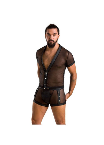 Комплект сітчастої чоловічої білизни 052 Set Michael black CherryLove Passion (296623632)