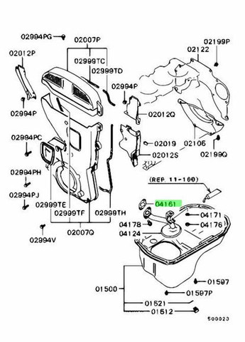 Прокладка маслозаборника JG37062 Лансер, Аутлендер, Л200, Паджеро Спорт MD183240 Stone (345737502)