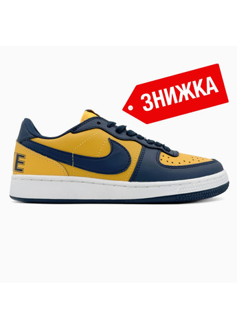 КРОССОВКИ ЖЕНСКИЕ NIKE TERMINATOR LOW BLUE / YELLOW НАЙК No Brand комбинированные демисезоны (367169390)