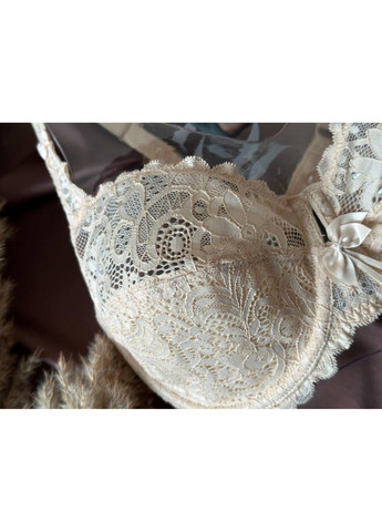 Бежевый бежевый бюстгальтер без поролона Lanny Mode