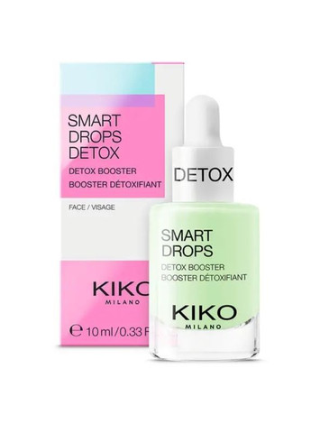 Сироватка з детоксикаційним ефектом Smart Detox Drops 10 мл Kiko Milano (370967453)