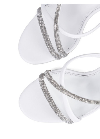 Жіночі Сабо 8630-75-1 Білий Шкіра MIRATON (327538875)