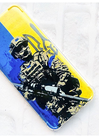 Чехол с утолщёнными углами на Xiaomi Redmi Note 9 Pro/ 9S/ 9 Pro Max:: Солдат (патриотический принт 350) Creative (360694003)