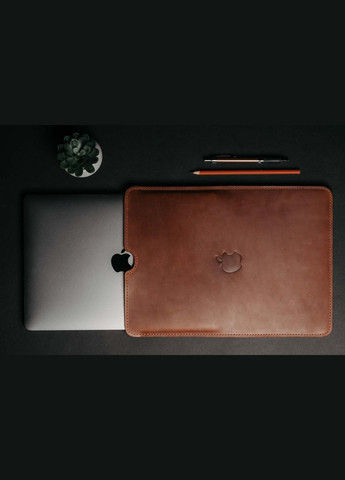 Кожаный чехол для MacBook FlatCase Коньячный Крейзи Хорс 16 Skin and Skin (290850380)