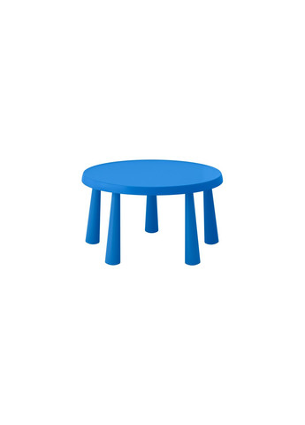 Стол детский для/дома/улицы синий круглый 85 см IKEA (277964998)