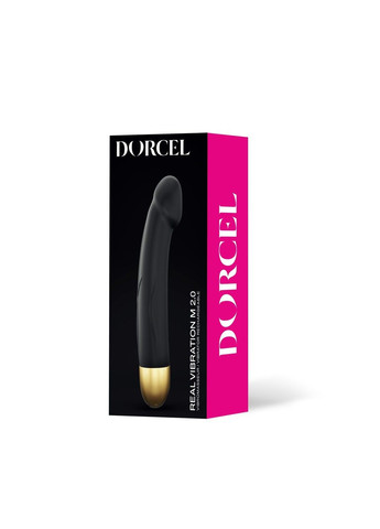 Вібратор Real Vibration M Gold 2.0, діаметр 3,7см, перезаряджається, для точки G Dorcel (316226096)