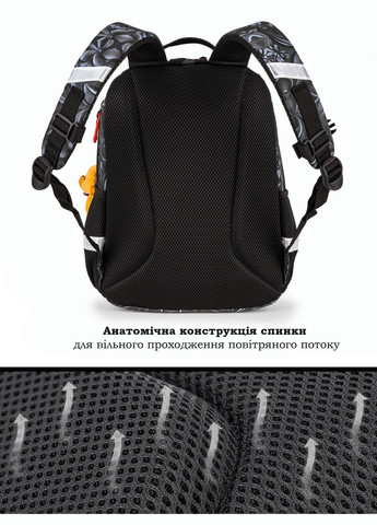 Школьный рюкзак для девочки с Котиком 38х28х16 см для начальной школы (160-11) School Standard (328904605)