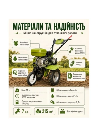 Мотоблок бензиновый культиватор для огорода дачи с фрезами почвофреза мотокультиватор подмышки земли обработка почвы фермерской земли Dozer (402043213)