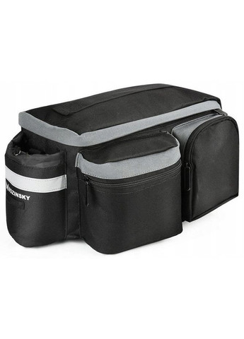 Багажна велосумка, кофр 6L чорна Wozinsky (360893802)