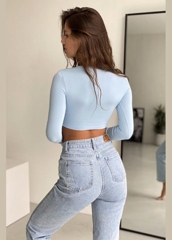 Бавовняний кроп-топ DARI CO Thursday SS21622/5 blue (347246032)