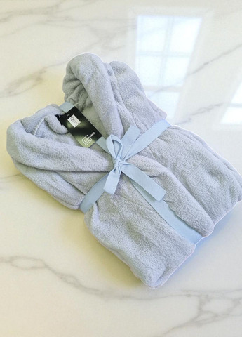 Мужской халат Livarno Dope Dyed 48/50 Серый (7866) Livarno home (362411239)