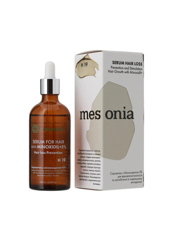 Cыворотка с Миноксидилом 5% для восстановления волос 100 мл Mesonia (362695208)