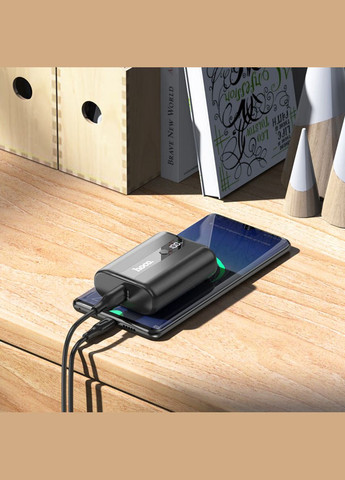 Зовнішній акумулятор Q3 Pro 22.5W+PD20W fully compatible power bank(10000mAh) Black (6931474765840) Hoco (300685813)