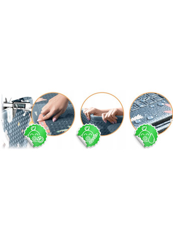 Развивающий мат NK-340 200 x 180 x 1 см (734002) Nukido (346531664)