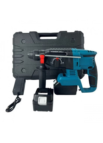 Акумуляторний дриль-перфоратор з обмежувачем глибини дриль з 2 акумуляторами та додатковою рукояткою в кейсі (DP064) No Brand (360867119)