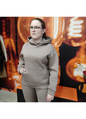 Костюм жіночий спортивний фліс толстовка капюшон 42 AKSAN (363054027)