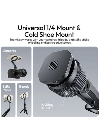 Держатель для телефона MA07 Maglock 1/4 Cold Shoe Phone Mount Black (M084) Ulanzi (394052546)